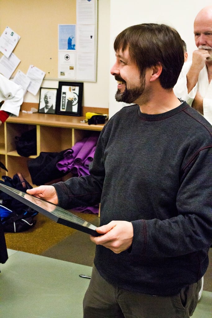 Chris gets his Shodan certificate